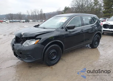 2016 Nissan Rogue S/Sl/Sv из США, поврежденный, VIN KNMAT2MV4GP665983